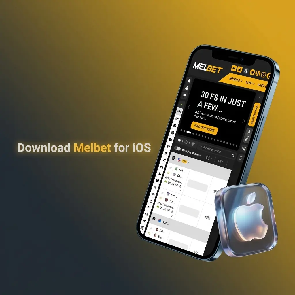 Melbet iOS app download guide for iPhone and iPad running iOS 12.0 or later via App Store
